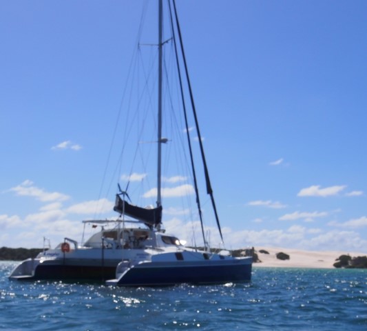 4 days anchored off the Sandhills on Morton Island